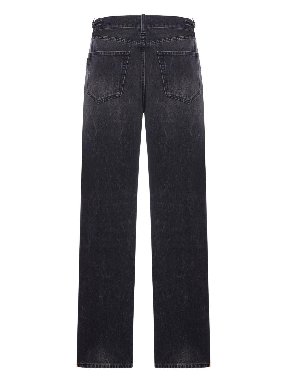 Jeans dritti con cinque tasche in  nero Haikure - uomo 