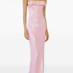 ABITO LUNGO SISU CON PAILLETTES IN ROSA THE NEW ARRIVALS ILKYAZ OZEL - DONNA 