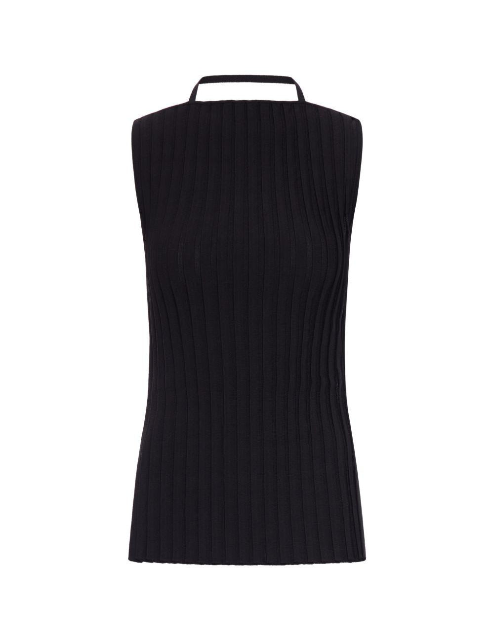 Top drago in nero Max Mara Sportmax- donna 