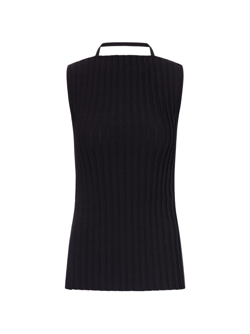 Top drago in nero Max Mara Sportmax- donna 