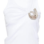 Top emoji con spilla in bianco Coperni - donna 