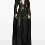 Tuta Intera Con Paillettes in nero Elie saab - donna 