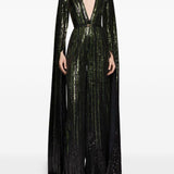 Tuta Intera Con Paillettes in nero Elie saab - donna 