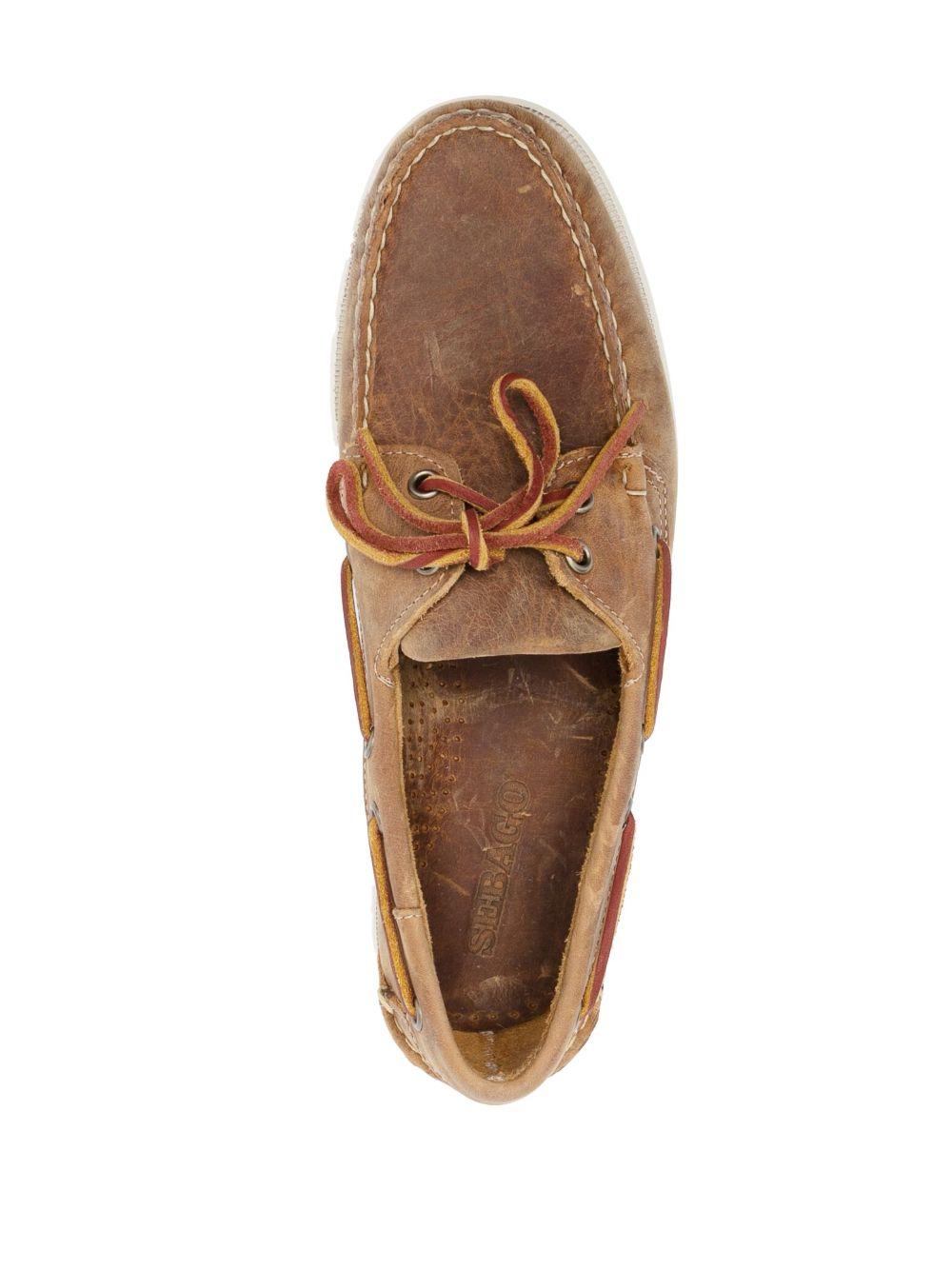 MOcassini con lacci in marrone Sebago - uomo 