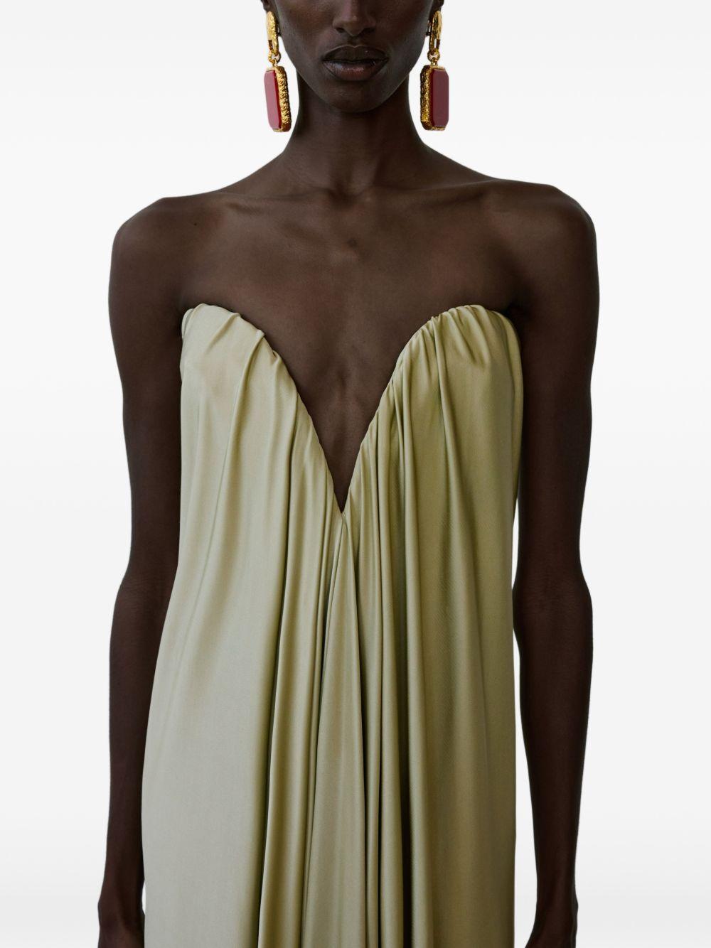 Abito lungo Olivienne in verde oliva The New Arrivals - donna 