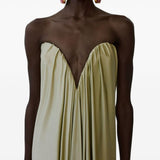 Abito lungo Olivienne in verde oliva The New Arrivals - donna 