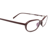 Occhiali edith con montatura ovale in borgogna Chimi - unisex 