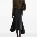 Body con colletto stile polo in verde 