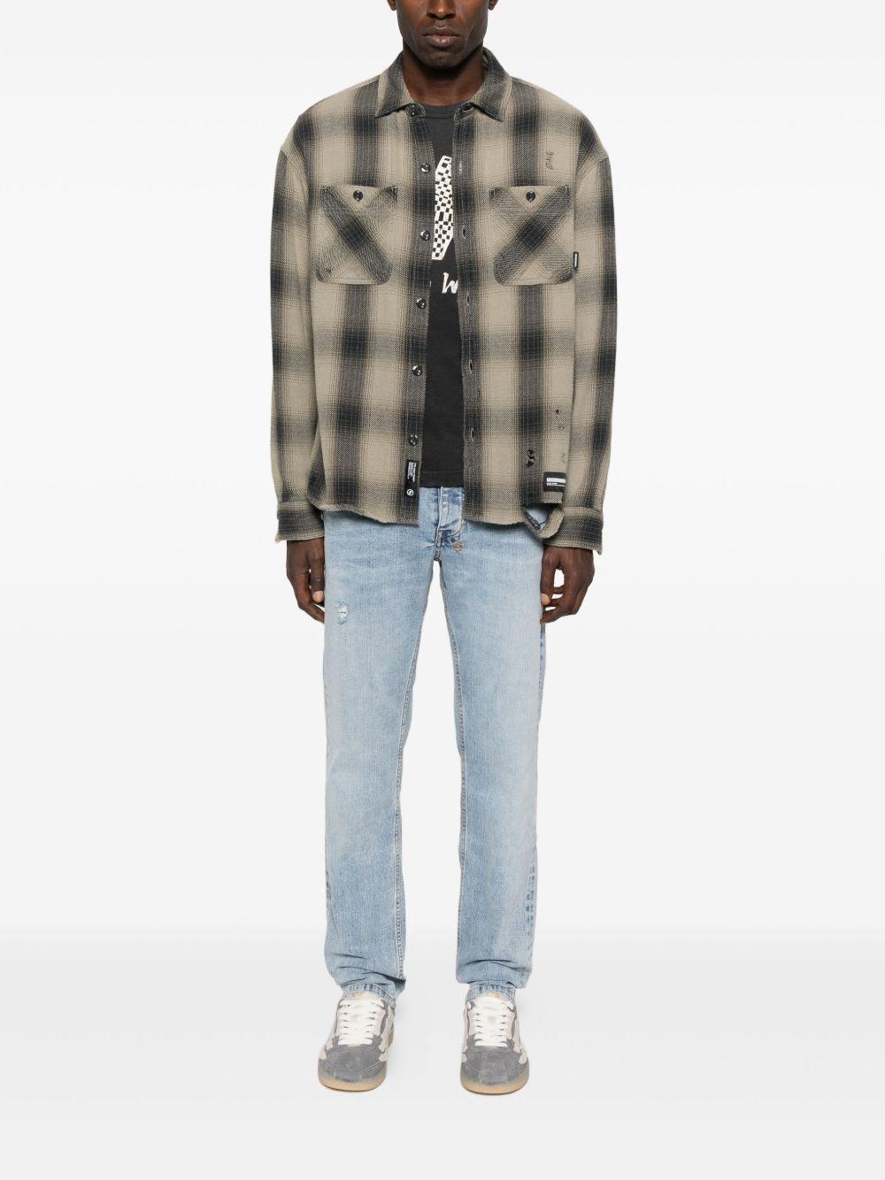 Jeans a gamba dritta in blu Ksubi - uomo 