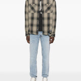 Jeans a gamba dritta in blu Ksubi - uomo 