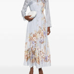 Abito lungo Coco Billow in azzurro Zimmermann - donna 