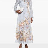 Abito lungo Coco Billow in azzurro Zimmermann - donna 