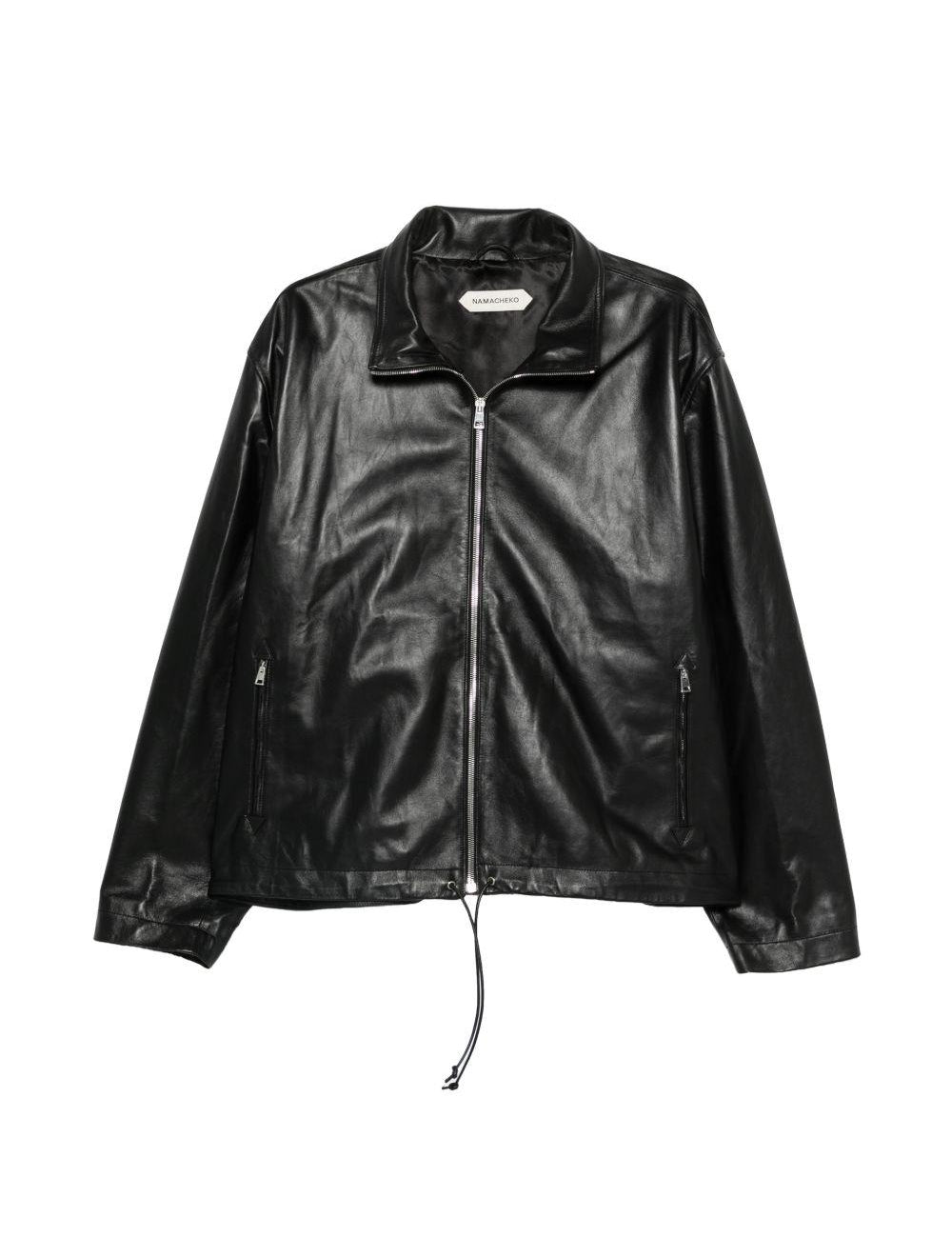 Giacca Cariddi in pelle nero Namacheko - uomo 