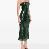 Abito di paillettes in verde Oséree - donna 