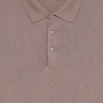 Polo a coste in beige Kangra - uomo 