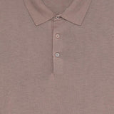 Polo a coste in beige Kangra - uomo 
