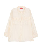 Camicia con design trasparente daria in avorio The latest - donna 