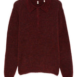 Polo a maniche lunghe in rosso Sunflower - uomo 