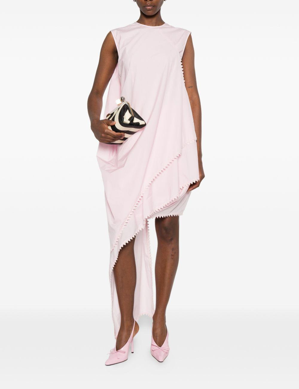Abito corto the traversin in rosa Jacquemus - donna 