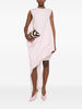 Abito corto the traversin in rosa Jacquemus - donna