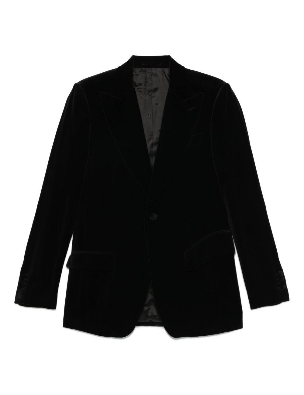 Blazer monopetto in nero Lardini - uomo 