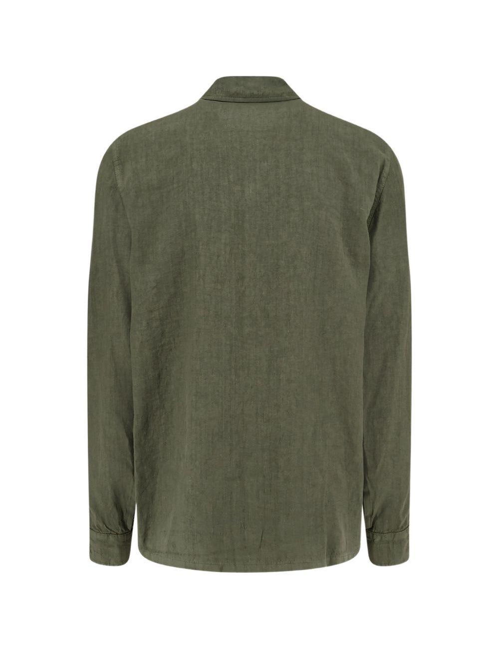 Camicia con tasche in verde Aspesi - uomo 