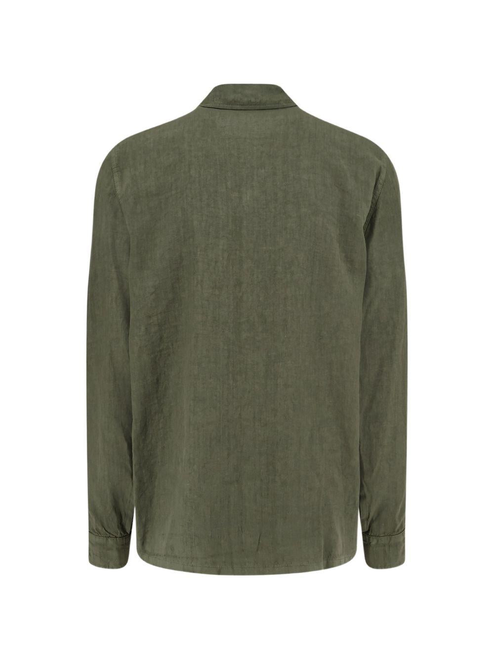 Camicia con tasche in verde Aspesi - uomo 