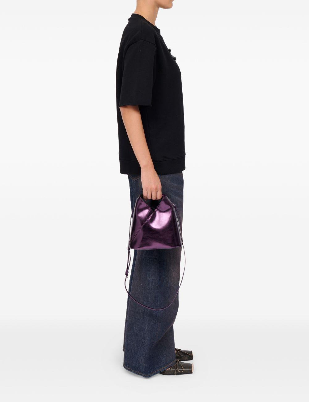 Borsa a mano Japanese in viola MM6 Maison Margiela - donna 