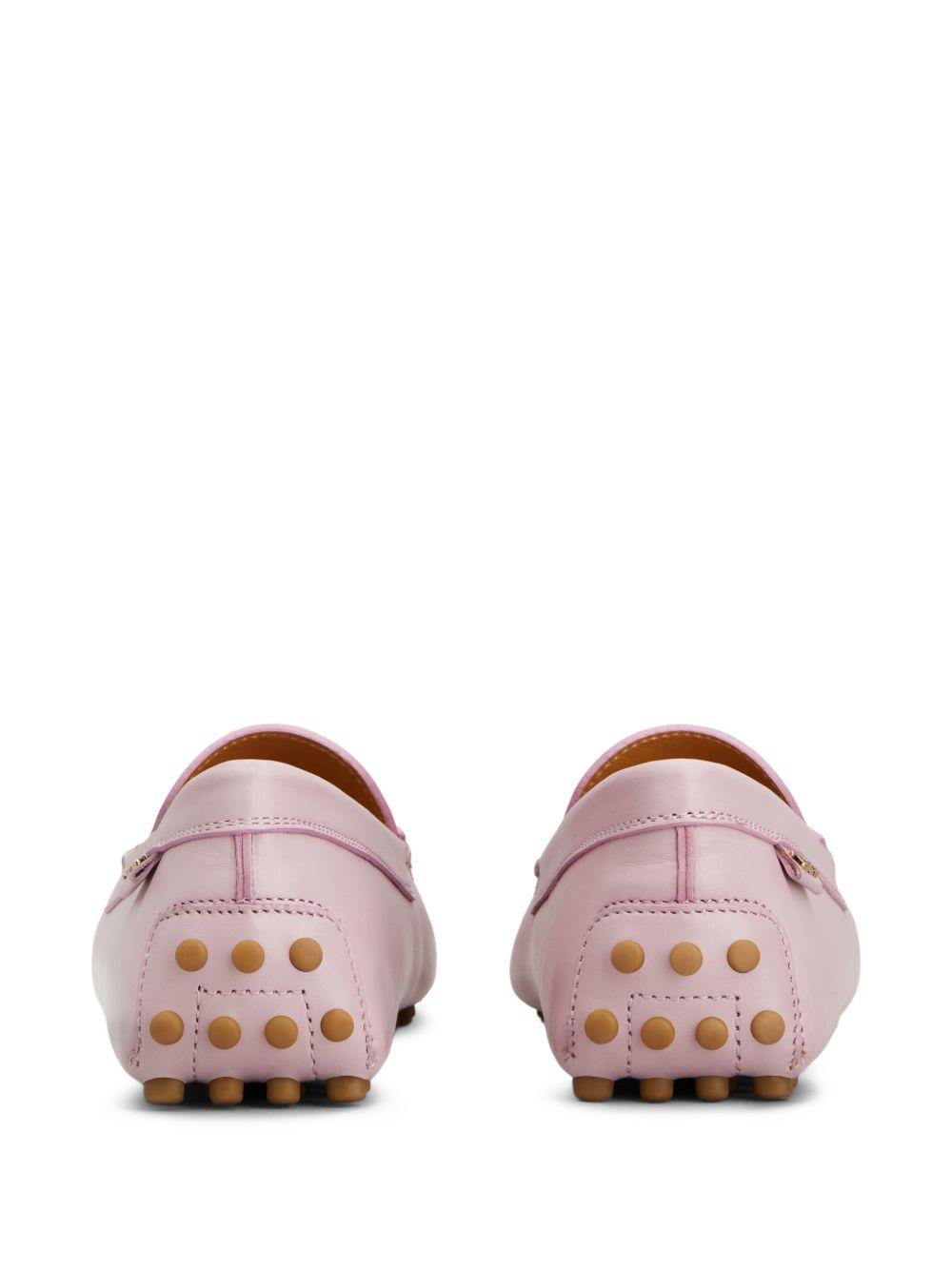Mocassini in pelle in rosa Tod's - donna 