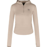Top con cappuccio in beige Adidas by stella mc cartney - donna 