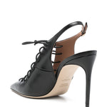 Decollete Alia in nero 90mm 