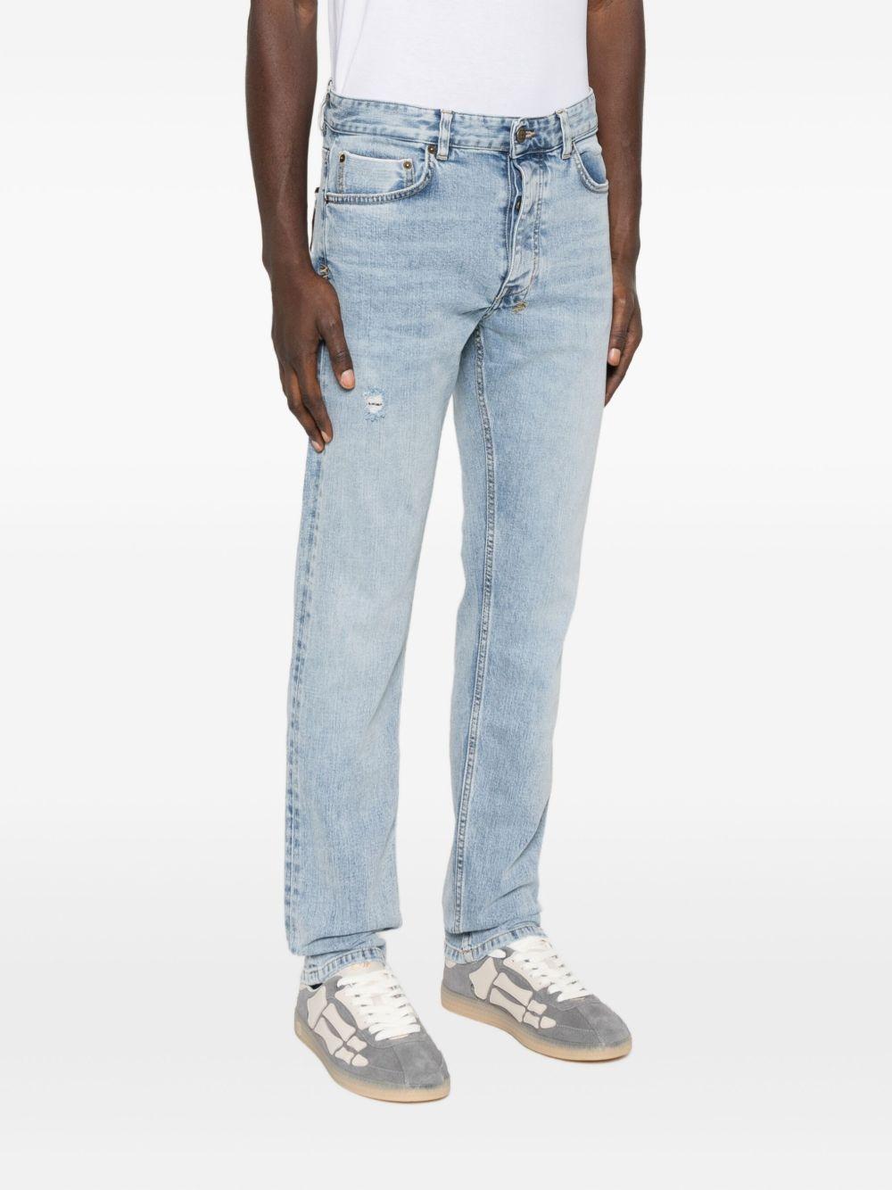 Jeans a gamba dritta in blu Ksubi - uomo 