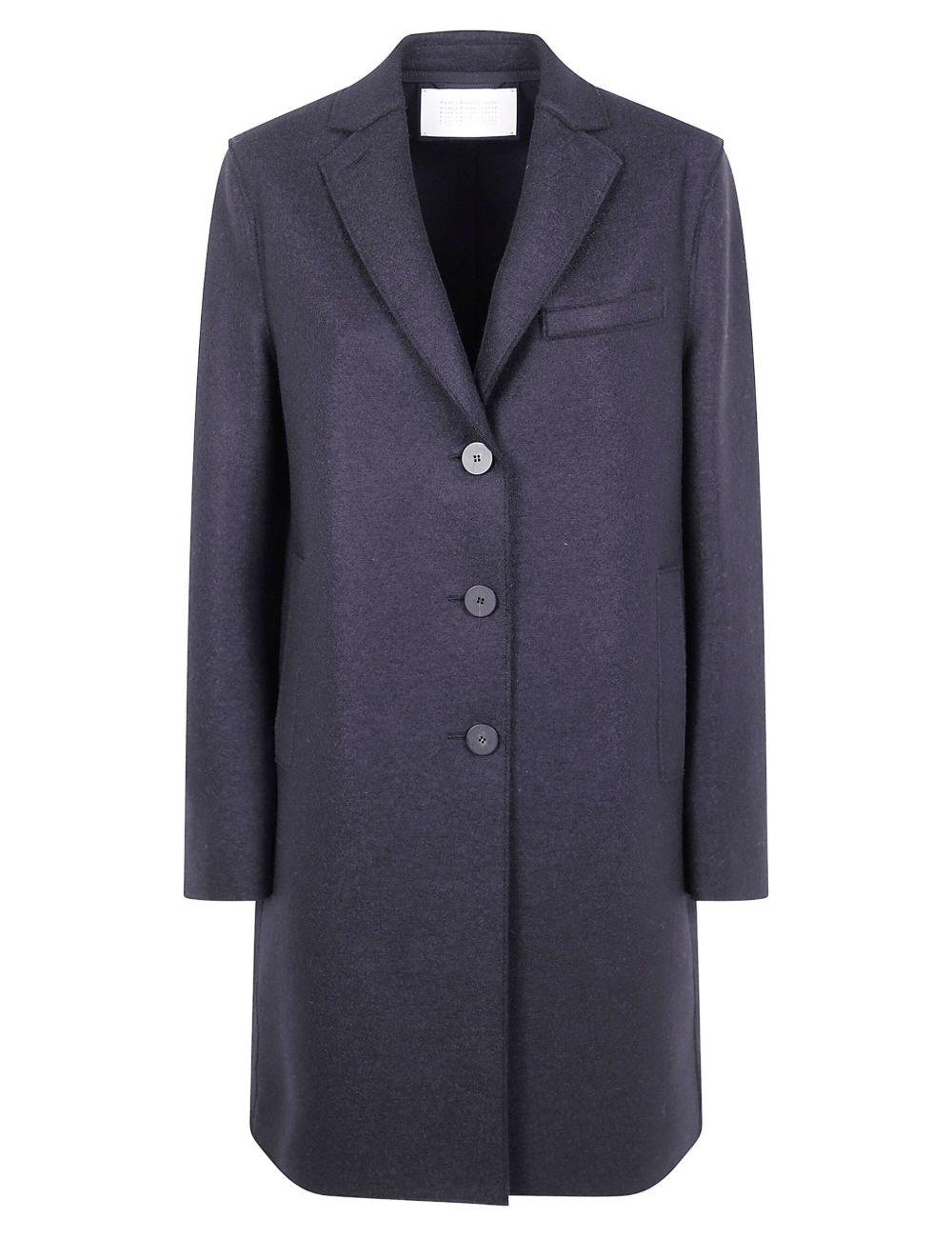 Cappotto monopetto in nero Harris wharf london - donna 