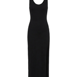 Abito midi in cotone opaque in nero Wardrobe NYC - donna 
