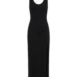 Abito midi in cotone opaque in nero Wardrobe NYC - donna 