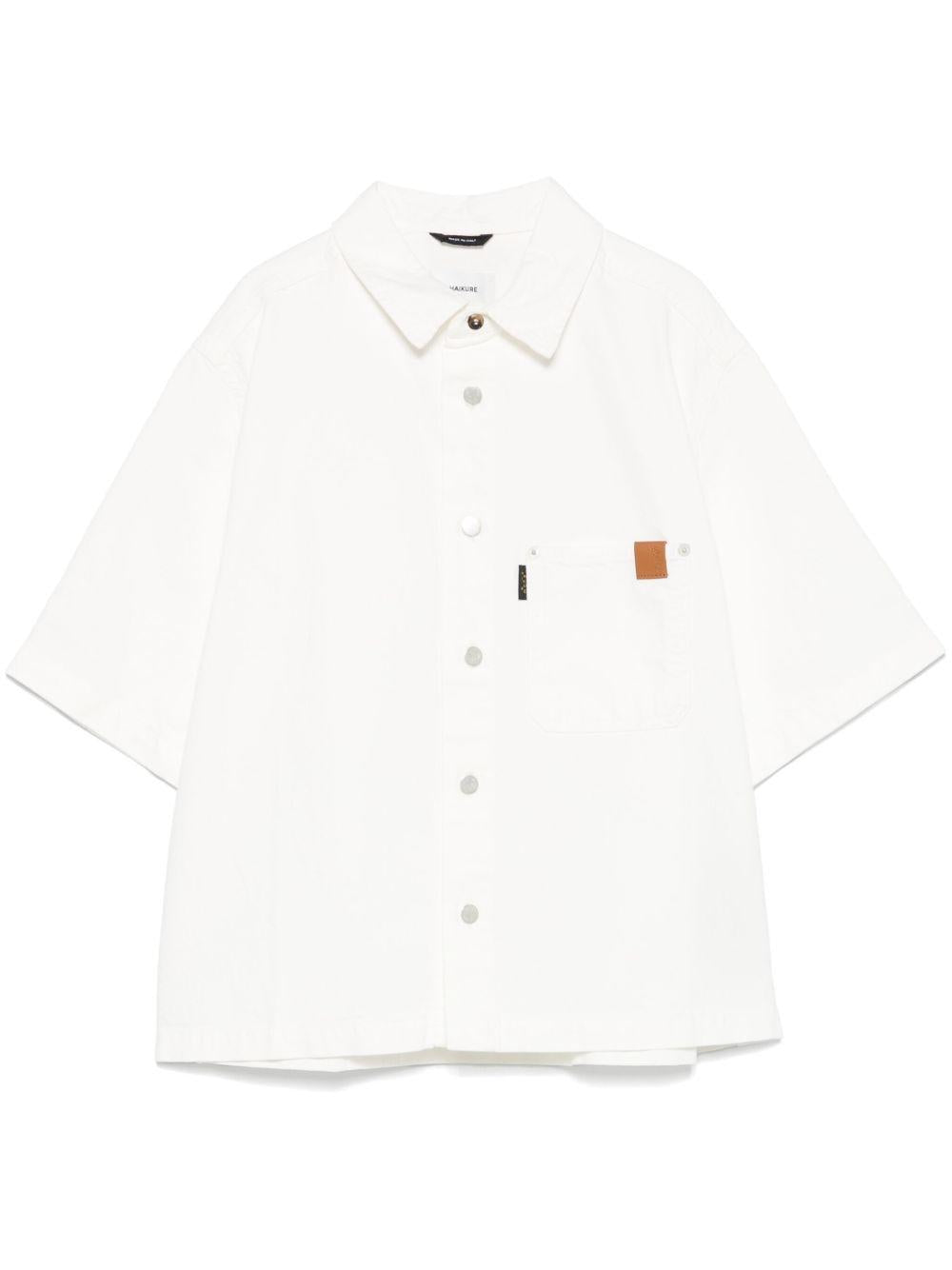 Camicia in twill in bianco Haikure - donna 