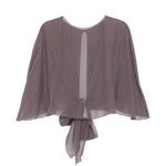 Top christiano con nodo a cravatta in viola Antonelli - donna 