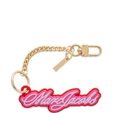 Ciondolo per borsa The Cursive Logo in rosa Marc jacobs - donna 