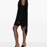 Abito mini con collo halter in nero Giuseppe Di Morabito - donna 