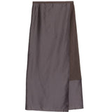Gonna amora in organza in marrone R2w - donna 