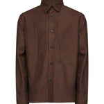 Camicia con tasca in marrone Laneus - uomo 