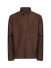 Camicia con tasca in marrone Laneus - uomo