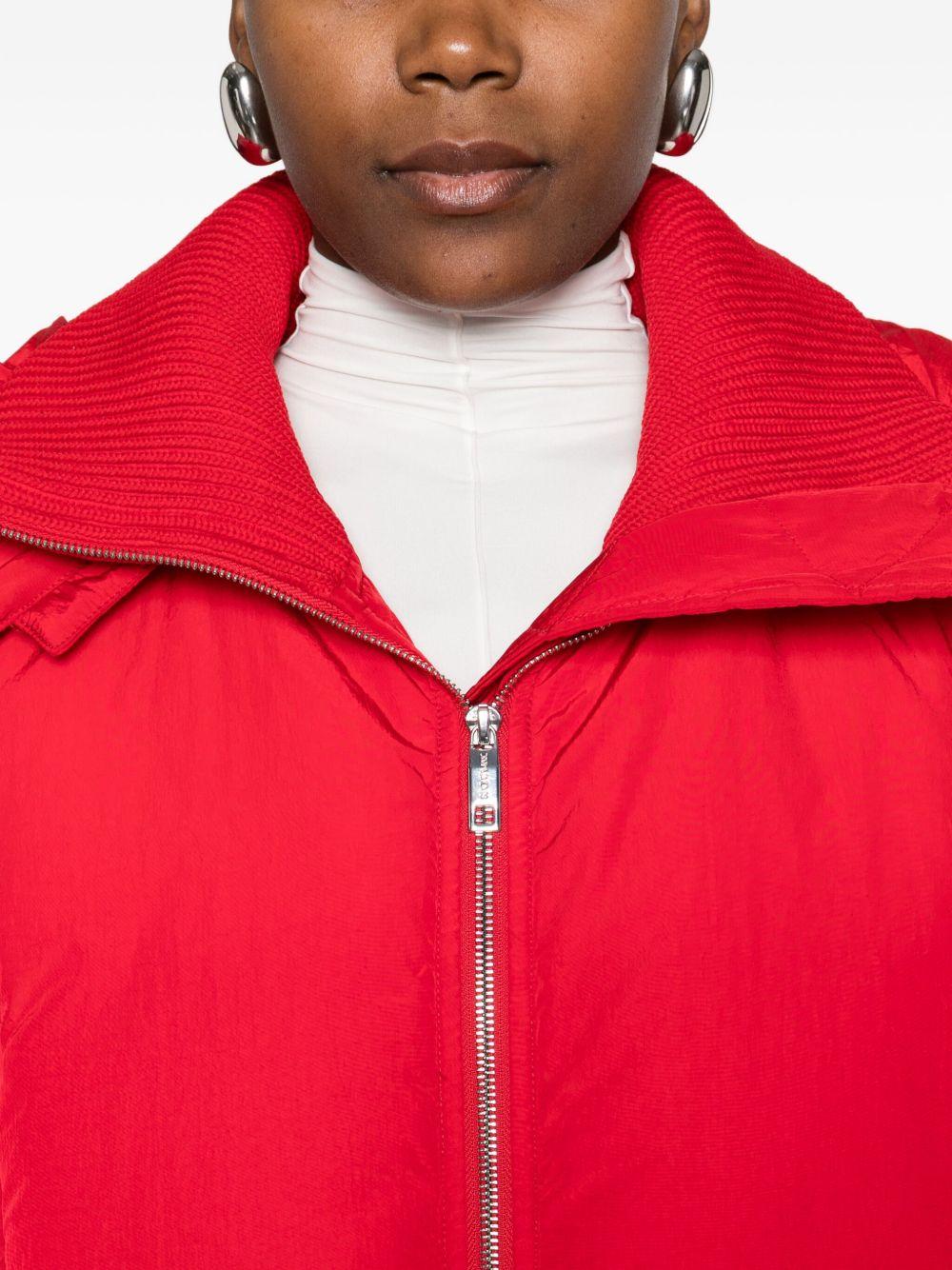 Piumino corto antigoccia glizia in rosso Maxmara sportmax - donna 