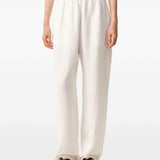 PANTALONI CON VITA ELASTICIZZATA IN BIANCO AMI PARIS - DONNA 