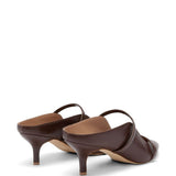 Mules Maureen 45 goffrato croco tabacco 