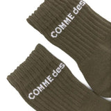 Calzini con logo in verde Comme des garcons homme plus - uomo<BR/><BR/> 