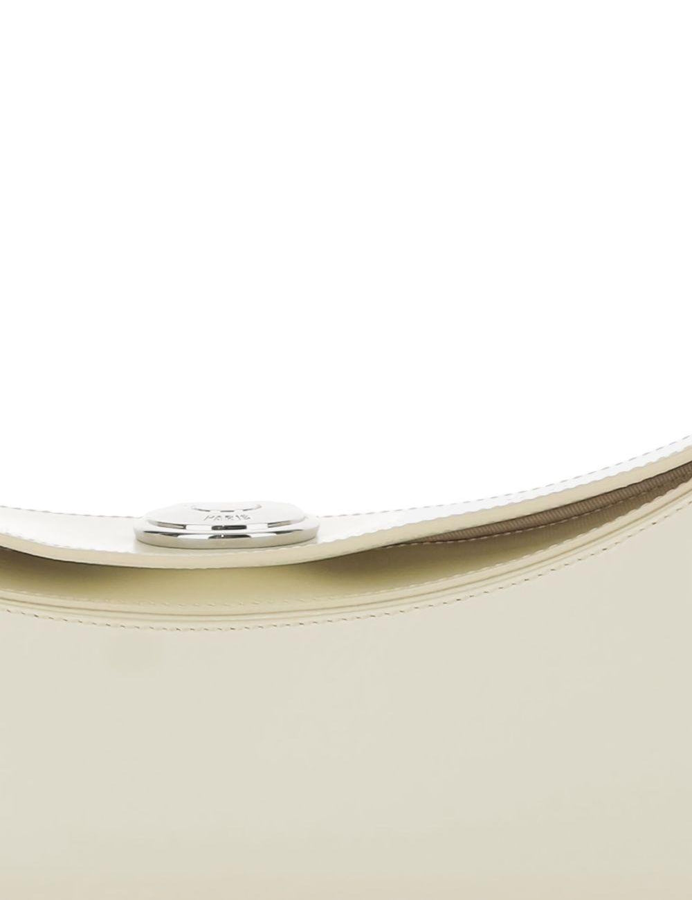 Borsa la ovalo clutch in avorio Jacquemus - donna 