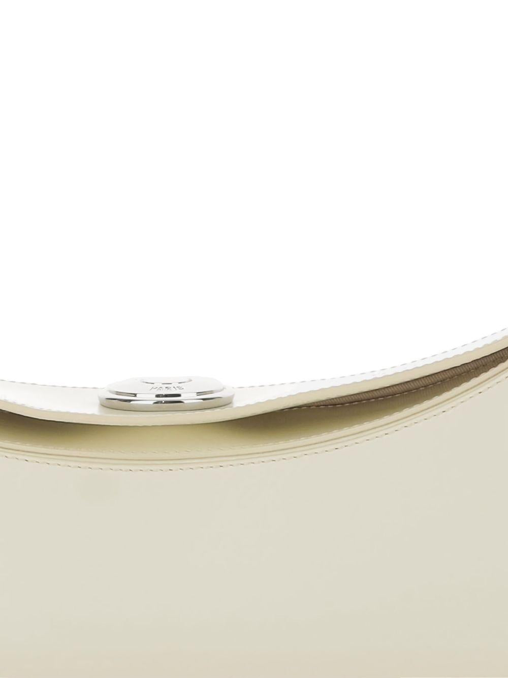 Borsa la ovalo clutch in avorio Jacquemus - donna 