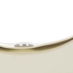 Borsa la ovalo clutch in avorio Jacquemus - donna 