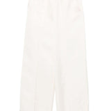 Pantaloni in raso in bianco Jil sander - donna 
